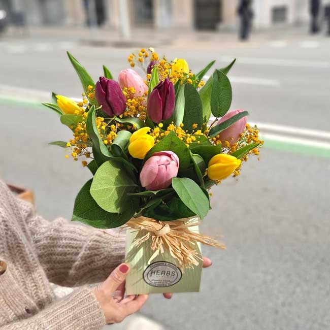 TULIPANES "FRATERNITE" 2 envios-flores-dia-mujer