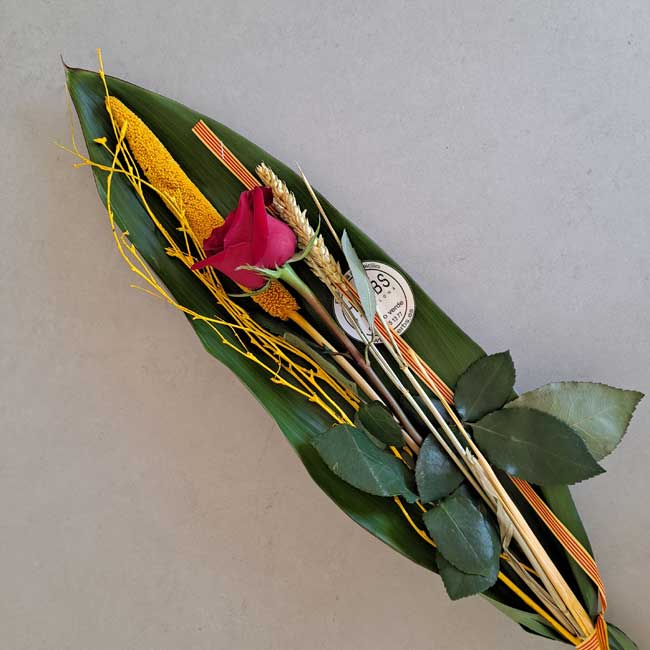 ROSA SANT JORDI "DIADA" 2 rosa-decorada-sant-jordi-barcelona