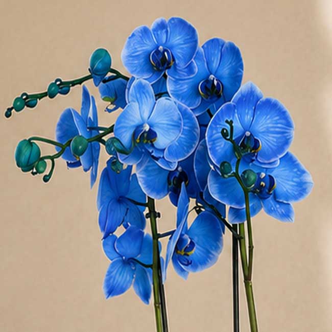 Planta Orquidea Azul 3 Orquidea color azul
