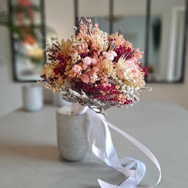 RAMO DE NOVIA FLORES PRESERVADAS "FLORENCIA" 5 RAMO DE NOVIA FLORES PRESERVADAS "FLORENCIA" - Imagen 5