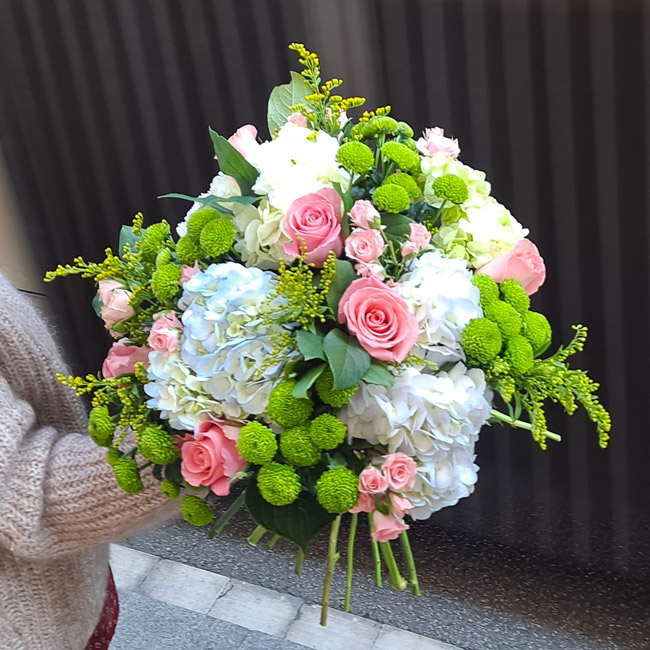 RAMO CON HORTENSIAS "DUBAI" 2 ramos-hortensias-en-barcelona